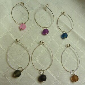 No. 13/19 - Handmade identifiers for wine glasses or stemmed glasses